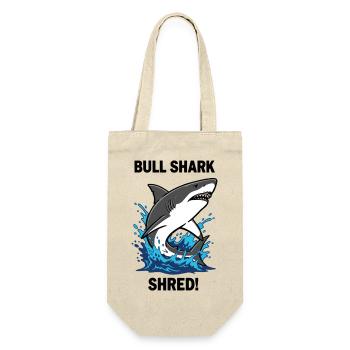 Bulldoggenhai Shred-Shark Sea Bull - Geschenkbeutel für Flaschen - Natur - Vorne