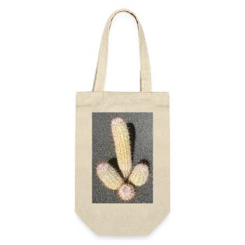 Pastel cactus in desert light - Gift Bag for Bottles - nature - Front