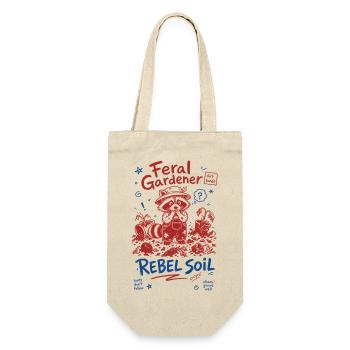 Feral Gardener Rebel Soil Organic Gardening - Gift Bag for Bottles - nature - Front