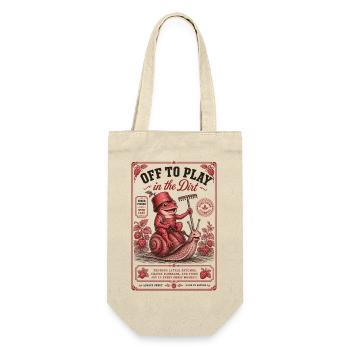 Urban Gardening Off To Play In The Dirt - Gift Bag for Bottles - nature - Front