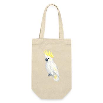 Cacatoès blanc Peigne jaune - Sac à bouteille - nature - Devant