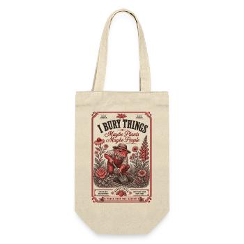 Urban Gardening I Bury Things Maybe Plants - Gift Bag for Bottles - nature - Front