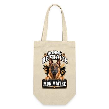Bonne retraite mon maître - Sac à bouteille - nature - Devant