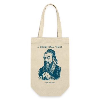 I never said that - Confucius - Gift Bag for Bottles - nature - Front