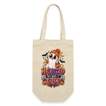  Haunted But Make It Cute Halloween - Sac à bouteille - nature - Devant