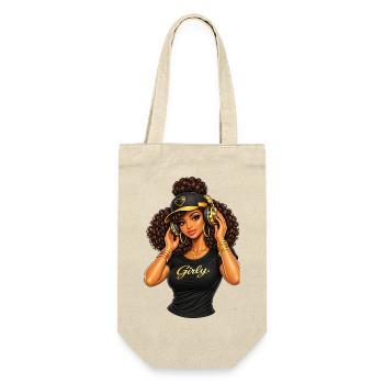 Girly Beats Illustration Hip-Hop - Gift Bag for Bottles - nature - Front