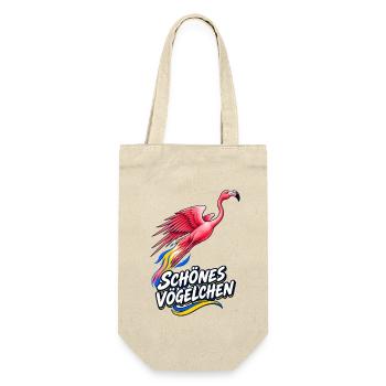 Schones Vogelchen Romantische Version - Geschenkbeutel für Flaschen - Natur - Vorne