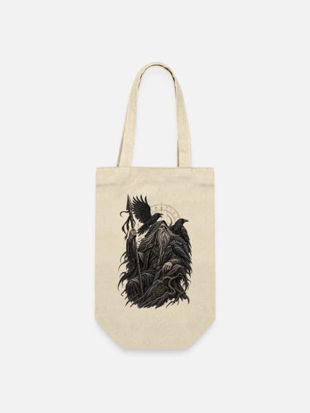Odin – The Allfather - Geschenkbeutel für Flaschen - Natur