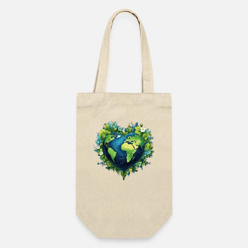 Aimez la Terre - Sac à bouteille - nature