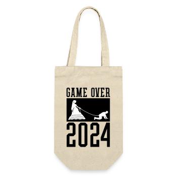 Game Over 2024 Mariage - Sac à bouteille - nature - Devant
