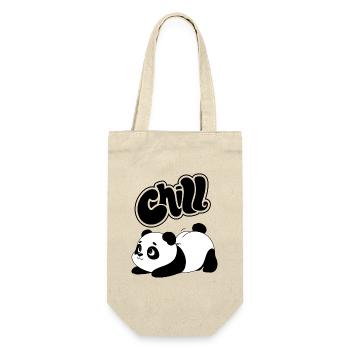 Panda and chill - Gift Bag for Bottles - nature - Front