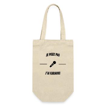 Je peux pas j'ai karaoké - Sac à bouteille - nature - Devant