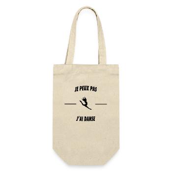 Je peux pas j'ai danse - Sac à bouteille - nature - Devant