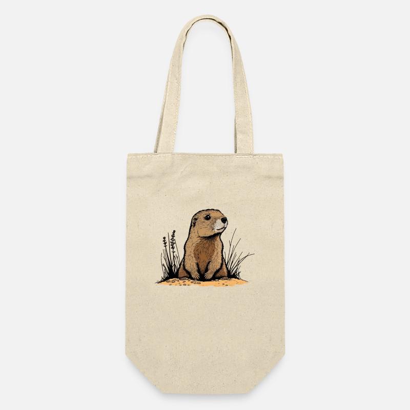 Marmotte - Sac à bouteille - nature