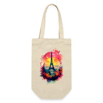 Paris Tour Eiffel France Ville Horizon Coloré - Sac à bouteille - nature - Devant