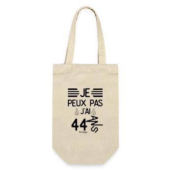 Je Peux Pas J Ai 44 Ans cadeau d anniversaire - Sac à bouteille - nature - Devant