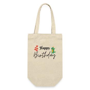 Bon anniversaire - Sac à bouteille - nature - Devant