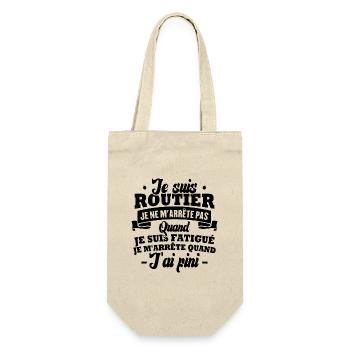 Je suis routier - Sac à bouteille - nature - Devant