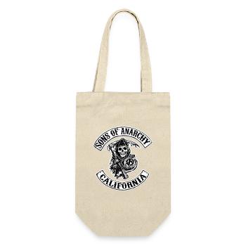 Fils de l’Anarchie MC LOGO Classique - Sac à bouteille - nature - Devant