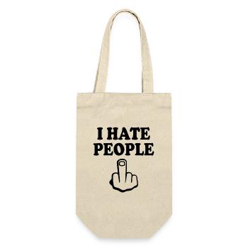 I hate people - Gift Bag for Bottles - nature - Front