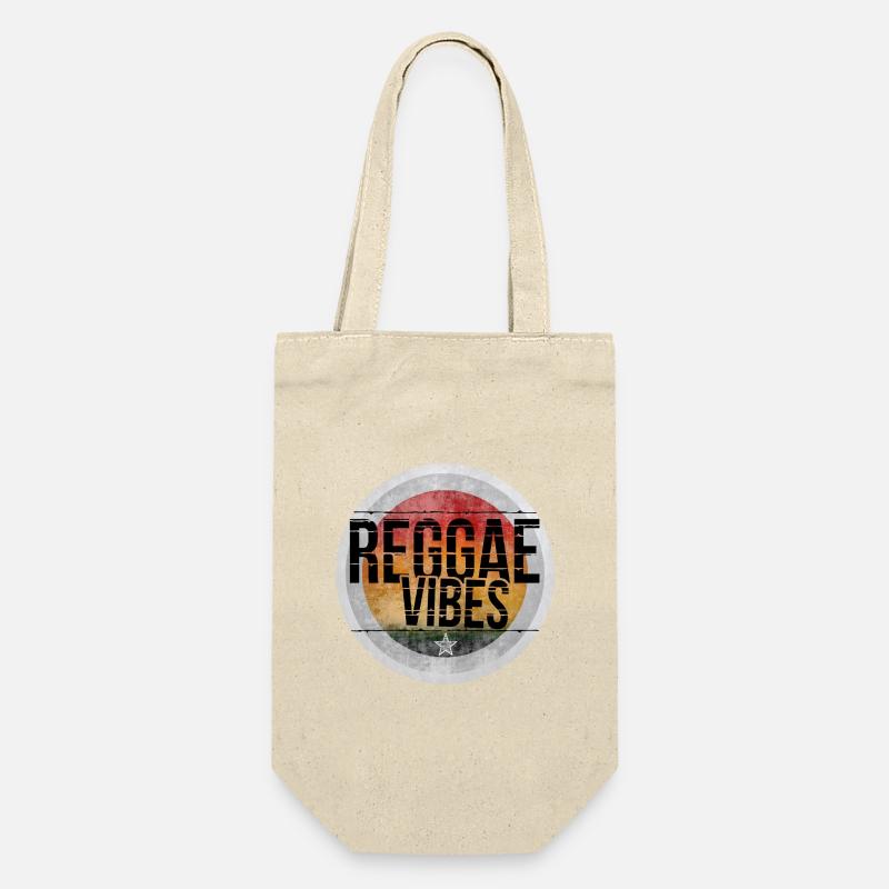 Reggae Vibes - Geschenkbeutel für Flaschen - Natur