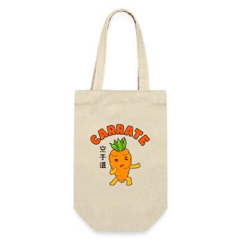 Carrot and karate - Gift Bag for Bottles - nature - Front