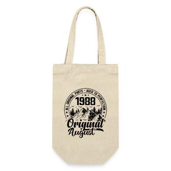 1988 August Original: 36 Years Anniversary Gift - Gift Bag for Bottles - nature - Front