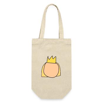 Symbole de la reine de la couronne de la tête - Sac à bouteille - nature - Devant