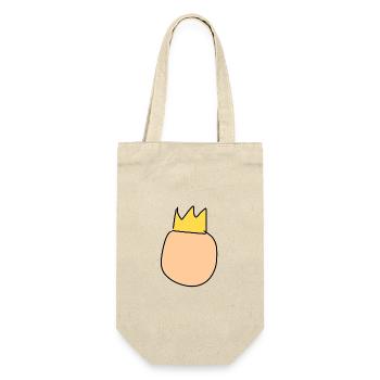 Symbole du roi de la couronne de tête - Sac à bouteille - nature - Devant