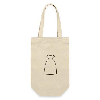 Dress Symbol Clothes - Gift Bag for Bottles - nature - Front