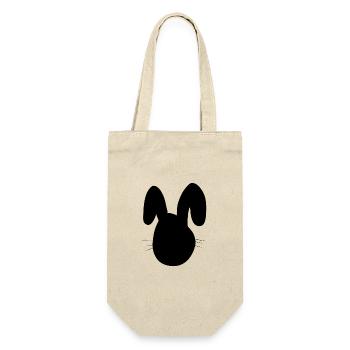 Hase Tier Symbol Tiere - Geschenkbeutel für Flaschen - Natur - Vorne