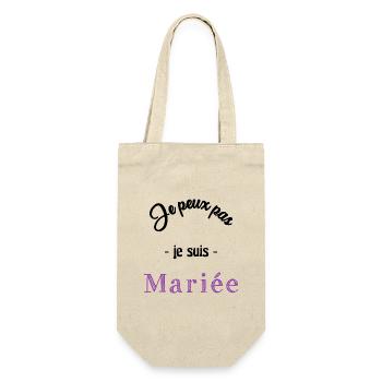 FUTURE MARIEE. EVJF. MARIEE. TEAM. TEAM MARIEE - Sac à bouteille - nature - Devant