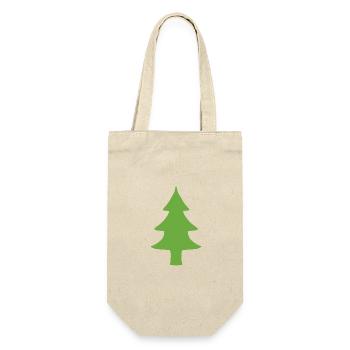 Fir tree tree natural green - Gift Bag for Bottles - nature - Front