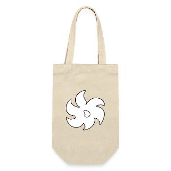 form symbol symbol blume pflanze - Geschenkbeutel für Flaschen - Natur - Vorne