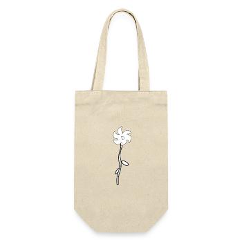 nature flower shape symbol plant - Gift Bag for Bottles - nature - Front