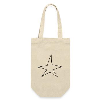 Forme du symbole de l’étoile - Sac à bouteille - nature - Devant