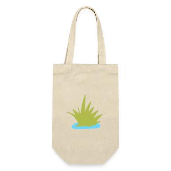 grass wasser natur pflanze symbol - Geschenkbeutel für Flaschen - Natur - Vorne
