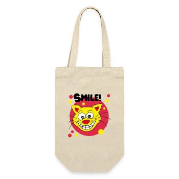Smile! - Gift Bag for Bottles - nature - Front