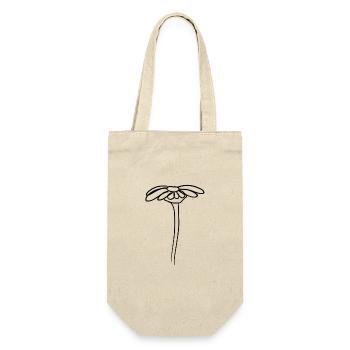 flower icon side plant shape icon - Gift Bag for Bottles - nature - Front