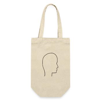 Profil de la tête côté des personnes - Sac à bouteille - nature - Devant