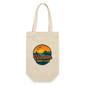 Usedom Sunset Club – Retro look for Baltic Sea fans - Gift Bag for Bottles - nature - Front