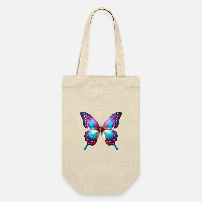 Art d’ailes en forme d’explosion couleur papillon néon - Sac à bouteille - nature