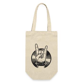 Metal Music Rock Hardcore Metal - Gift Bag for Bottles - nature - Front