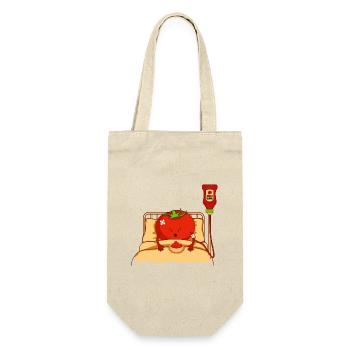 Tomato on sick leave - Gift Bag for Bottles - nature - Front