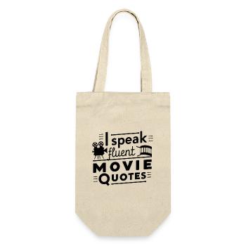 Amateur de cinéma Disant Silhouette Minimaliste - Sac à bouteille - nature - Devant