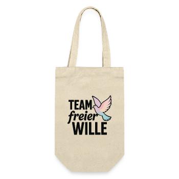 Team Freedom Dove Gradient - Gift Bag for Bottles - nature - Front