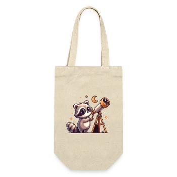 Cuddly raccoon stargazer - Gift Bag for Bottles - nature - Front