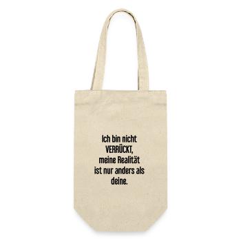 I'm not crazy – my reality is different - Gift Bag for Bottles - nature - Front