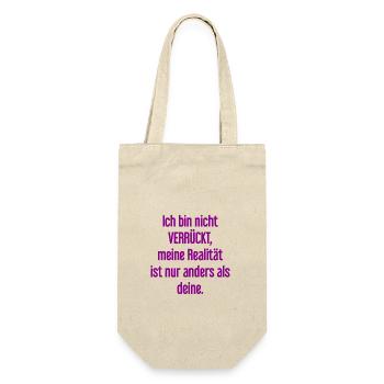I'm not crazy – my reality is different - Gift Bag for Bottles - nature - Front