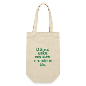 I'm not crazy – my reality is different - Gift Bag for Bottles - nature - Front